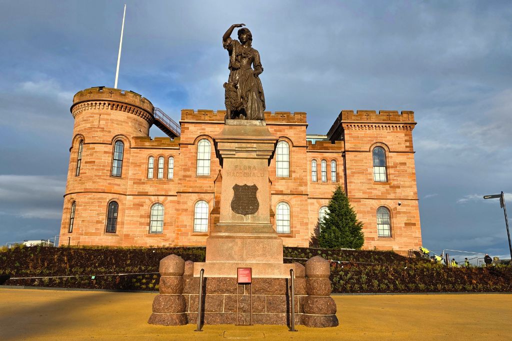 Inverness palace hotel & spa on the river ness in winter