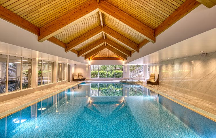 Inverness Palace Hotel Spa Leisure Club Pool View Treatments and a leisure club provide restorative downtime after a day of making.