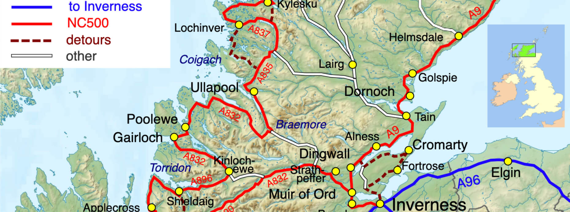 north coast 500 tour from inverness