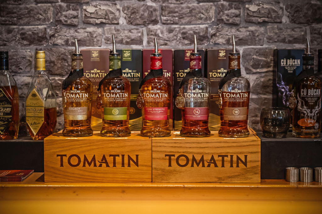 1024 x 683 Tomatin Whisky Bottle Gallery