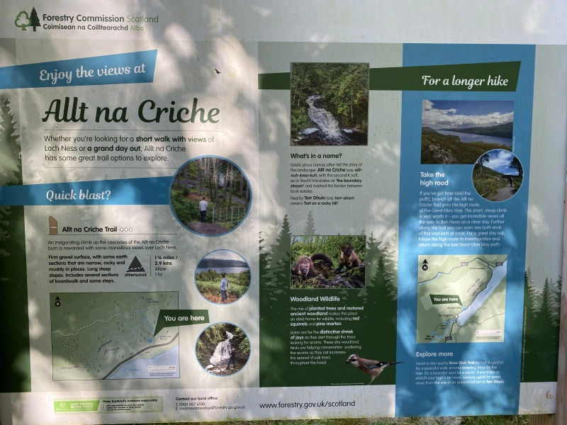 Allt na criche trail