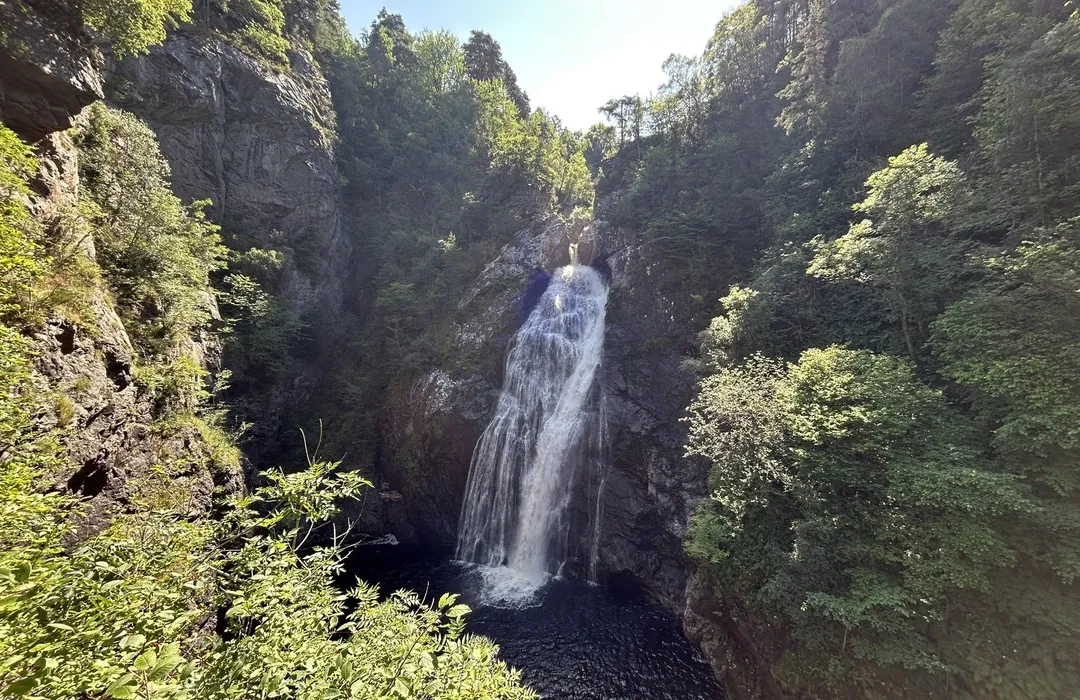 Lady falls woodland path